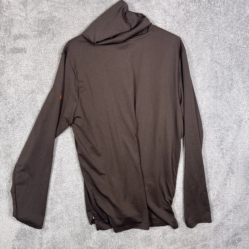 Cleveland Browns Hoodie Men L Nike Dri Fit Pullover Shirt Lightweight Sweatshirt